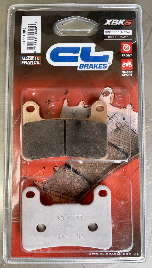 CL Brakes 1133XBK5 Kawasaki Ninja ZX10-R-z1000- Performance Racing MotorCycle Brake Pads