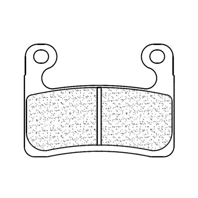 BMW S1000 RR 2019> 1257 C60 Ultra High Performance Racing MotorCycle Brake Pads Ceramic Heat shield