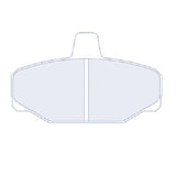 CL Brakes 4035 RC6 Volkswagen Golf Mk5 Performance Competition Rear Braking Pads