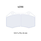CL Brakes 4098 RC6 Renault Clio BREMBO MK3 197 200 Competition Front Braking Pads