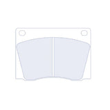 CL Brakes 4114T16 RC6E MK1/2 FIA 3 piston Jaguar Performance Endurance Long Distance Front Racing Pads