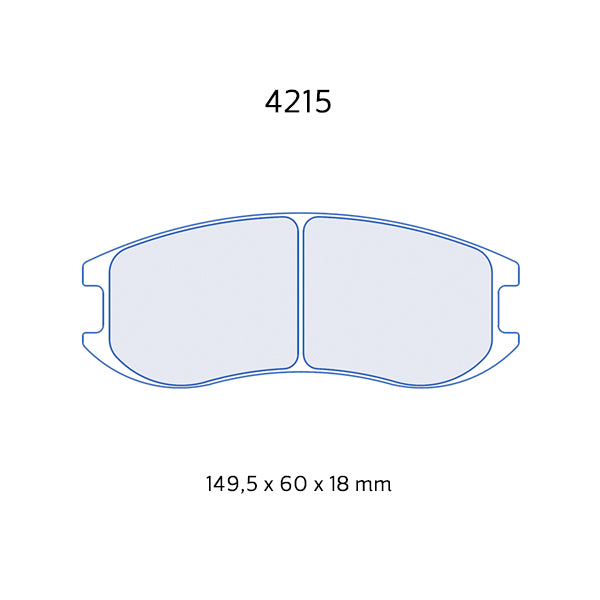 CL Brakes 4215 RC6 Renault Clio 4 CUP RACER PFC CALIPER (PFC 7988)