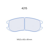 CL Brakes 4215 RC6 Renault Clio 4 CUP RACER PFC CALIPER (PFC 7988)