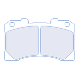 CL Brakes 4047 RC6 Toyota Hilux Performance Competition Front Braking Pads