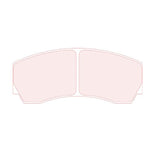 CL Brakes 5004W46T17 RC6 Performance Competition Racing Braking Pads