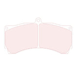 CL Brakes 5009W54T18 RC5+ Performance Racing Braking Pads