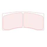 CL Brakes 5036W50T16 RC8 Performance Sintered Race Braking Pads