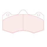 CL Brakes 5043W57T17 RC8 Performance Sintered Race Braking Pads
