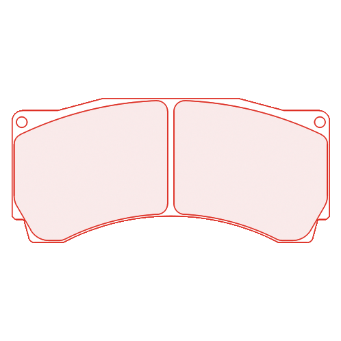 5069w54t25 RC8 Performance Sintered Race Braking Pads AP Racing CP9668 TCR