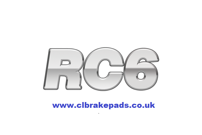 CL Brakes 4217 RC6 Toyota YARIS GR Performance Competition REAR Braking Pads