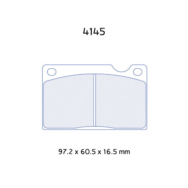 CL Brakes 4145 RC6 Volvo Hi Spec Billet 4 Performance Competition Braking Pads