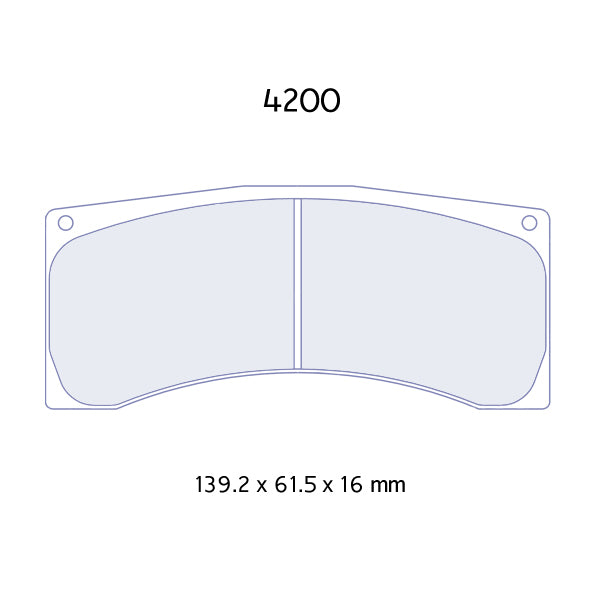 CL Brakes 4200 RC6 R5 Tarmac Gravel Competition Brake Pads
