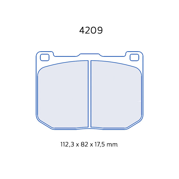 CL Brakes 4209 RC5 BMW M2 M3 M4 Series BREMBO Trackday/race Front Brake Pads