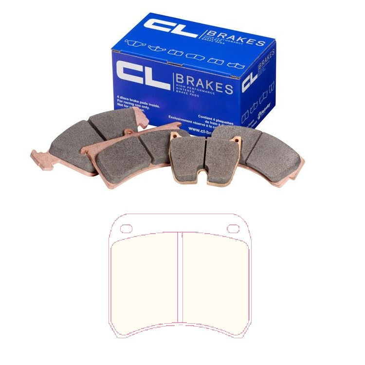 5000W38T10 RC6 | Caliper Brake Pads | CL Brakes